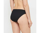 Target Crinkle Swim Bikini Briefs - Black