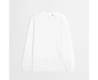 Target Australian Cotton Long Sleeve T-Shirt - White