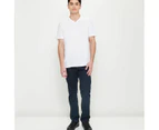 Target Australian Cotton V-Neck T-Shirt - White