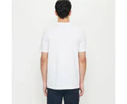 Target Australian Cotton V-Neck T-Shirt - White