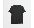 Target Man Plus Australian Cotton Crew Neck T-Shirt - Black