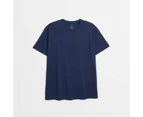 Target Man Plus Australian Cotton Crew Neck T-Shirt - Blue