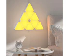 6 PCS Bluetooth 5V USB Triangle Lamps Quantum Atmosphere LED Night Light for Game Bedroom Decoration Creative Decorat Wall Lamps