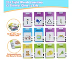 224 Words Pocket Speech Toys for Toddlers Pocket Speech Audible Flashcards, Talking Flash Cards Learning Interactive Toy for Kids Birthday Gifts