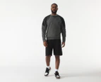 Nike Men's Therma-FIT Fitness Crew Sweatshirt - Charcoal/Black