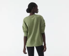 Nike Sportswear Women's Dri-FIT Get Fit Graphic Crew Sweatshirt - Alligator/White