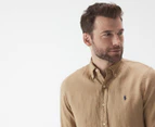 Polo Ralph Lauren Men's Classics Long Sleeve Sport Shirt - Vintage Khaki