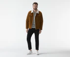 Levi's Men's Corduroy Sherpa Lined Depot Jacket - Brown