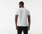 Lacoste Men's Short Sleeve Crew Neck Tee / T-Shirt / Tshirt - White