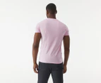Lacoste Men's Short Sleeve Crew Neck Tee / T-Shirt / Tshirt - Albizia Pink