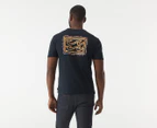 Billabong Men's Crayon Wave Tee / T-Shirt / Tshirt - Navy