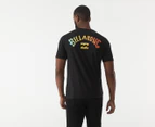 Billabong Men's Arch Fill Tee / T-Shirt / Tshirt - Black