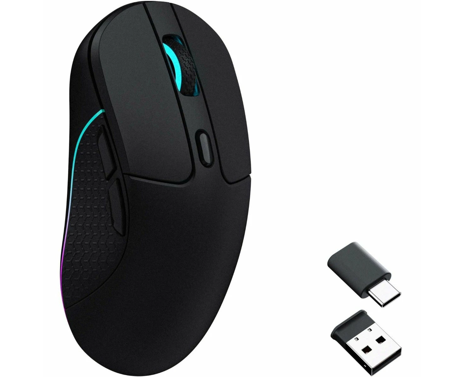 Keychron M3 Bluetooth Wireless RGB Light 79g Optical Mouse for Mac Windows Black M3-A1 [MSKCM3A1BK]