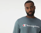 Champion Men's Script Crew Sweatshirt - New York