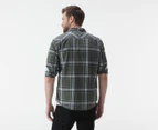 Quiksilver Men's Kirkham Emea Long Sleeve Flannel - Green