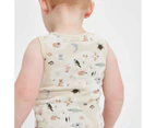 Target 3 Pack Baby Organic Cotton Vests - Multi