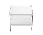 Boxsweden 2-Tier Brite Extendable Pantry Shelf - White