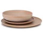 Salt & Pepper 12-Piece Hue Dinner Set - Toffee