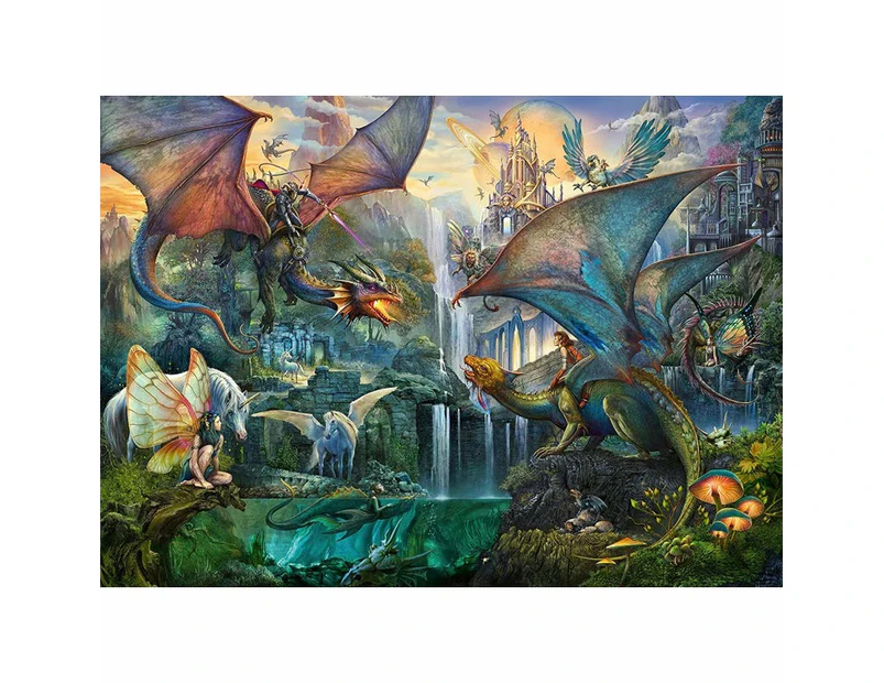 9000pc Magic Forest Dragons Puzzle