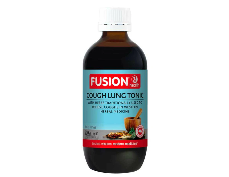 Fusion Health Cough Lung Tonic Liquid 200mL