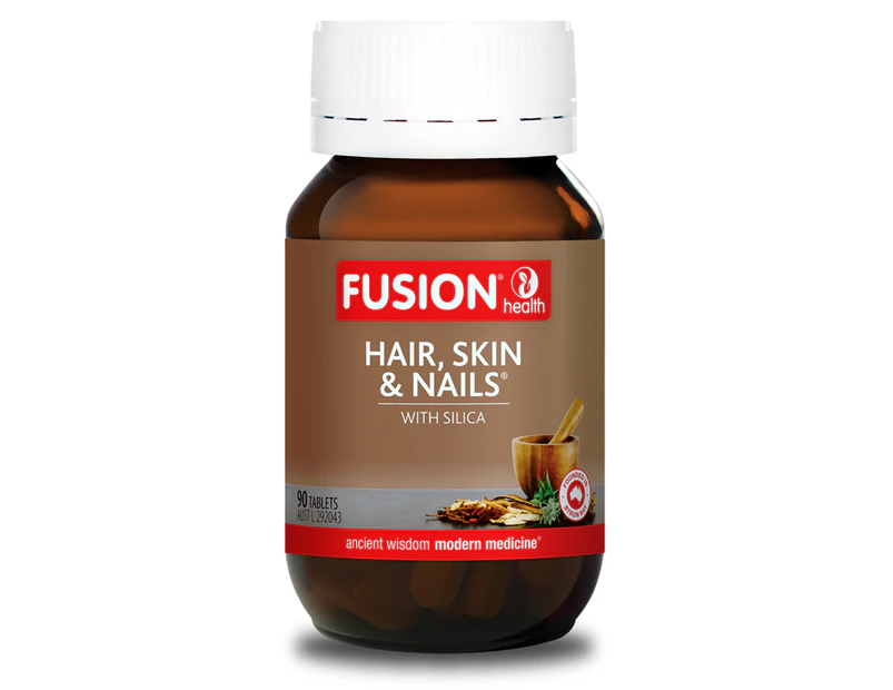 Fusion Health Hair, Skin & Nails with Silica 90 Tabs
