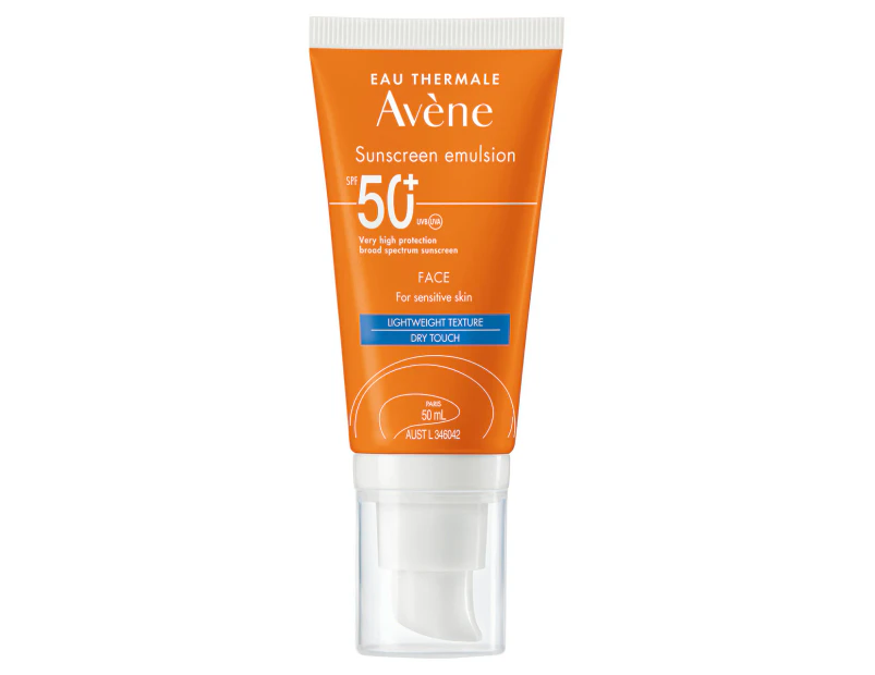 Av ne Sunscreen Emulsion Face SPF 50+ 50ml - For Sensitive Skin