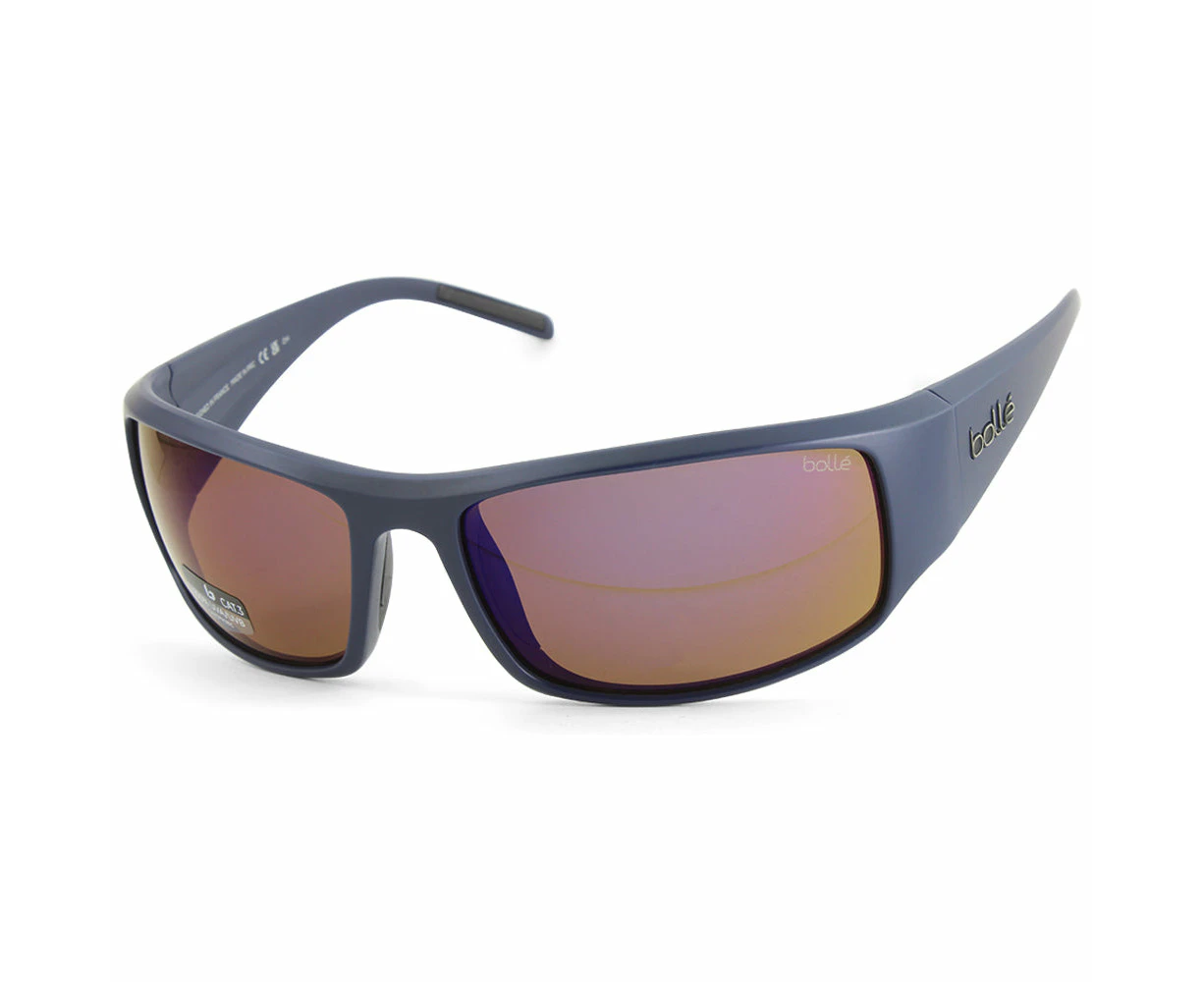 Bolle King Matte Dark Blue/Brown Blue Men's Sports Sunglasses BS026004