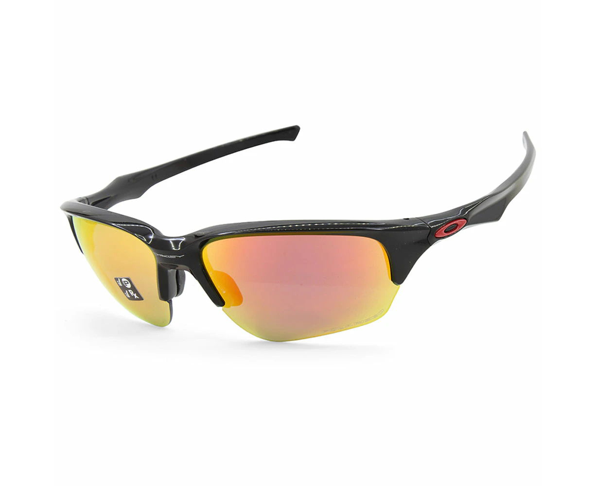 Oakley Flak Beta Polished Black/Ruby Iridium Polarised Sports Sunglasses OO9363 14