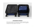 Mazam 2PCS Luggage Suitcase Trolley Set Travel TSA Lock Storage Hard Case Navy