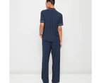 Target Soft Comfort Bamboo Full Length Pyjama Set - Blue