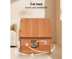 Pawz Cat Scratcher Scratching Board Corrugated Cardboard Scratch Bed Condo House