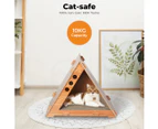 Pawz Cat Scratcher Scratching Board Corrugated Cardboard Scratch Bed Condo House