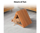 Pawz Cat Scratcher Scratching Board Corrugated Cardboard Scratch Bed Condo House