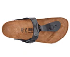 Birkenstock Unisex Gizeh Regular Fit Sandals - Black Patent