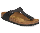 Birkenstock Unisex Gizeh Narrow Fit Sandals - Black