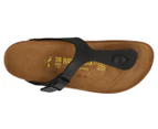 Birkenstock Unisex Gizeh Narrow Fit Sandals - Black