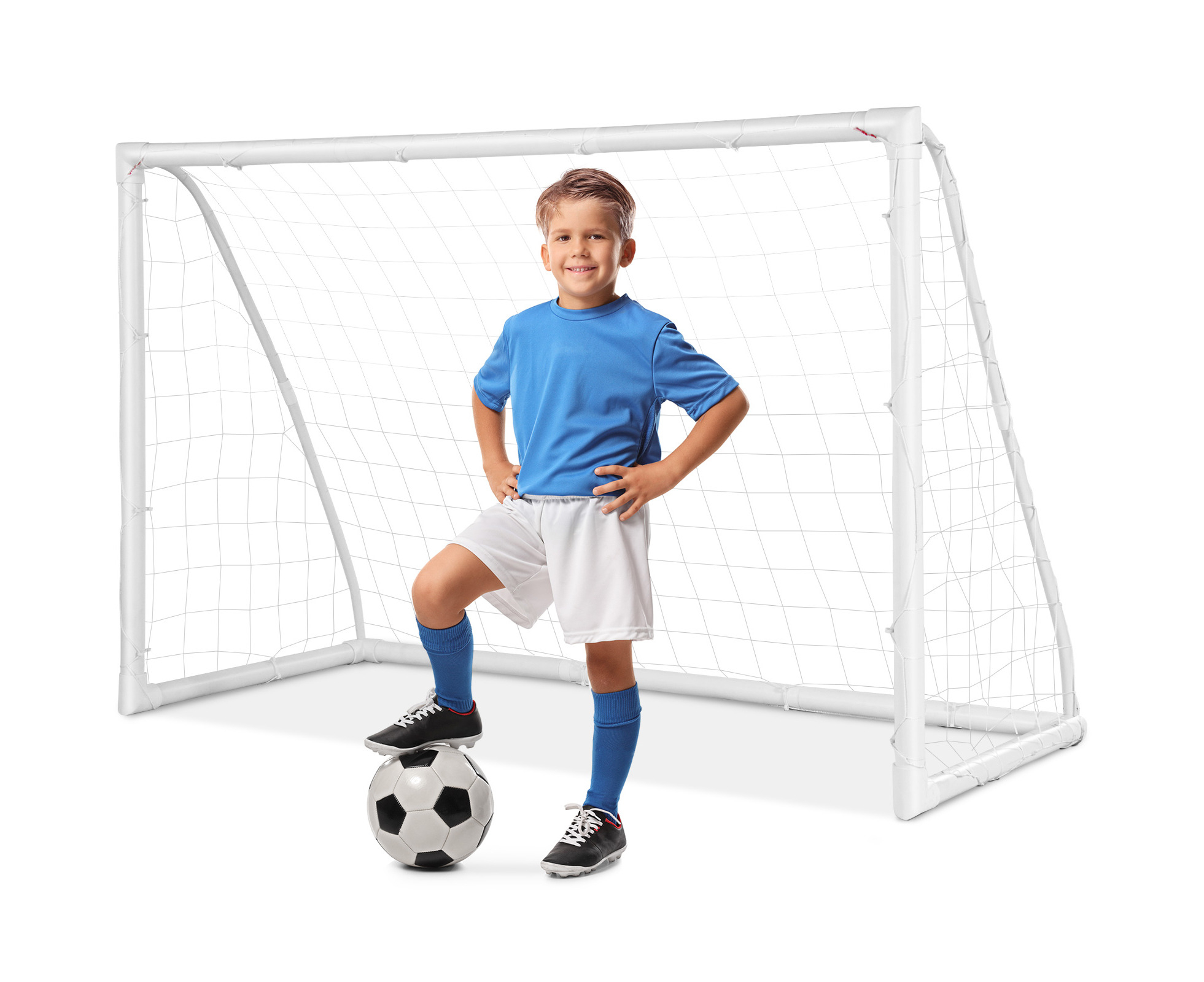 Costway 6FTx4FT Portable Kids Soccer Football Goal Net Quick Set