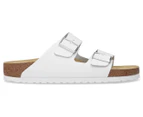 Birkenstock Unisex Arizona Leather Narrow Fit Sandals - White