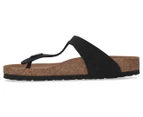 Birkenstock Unisex Gizeh Vegan Regular Fit Sandals - Black