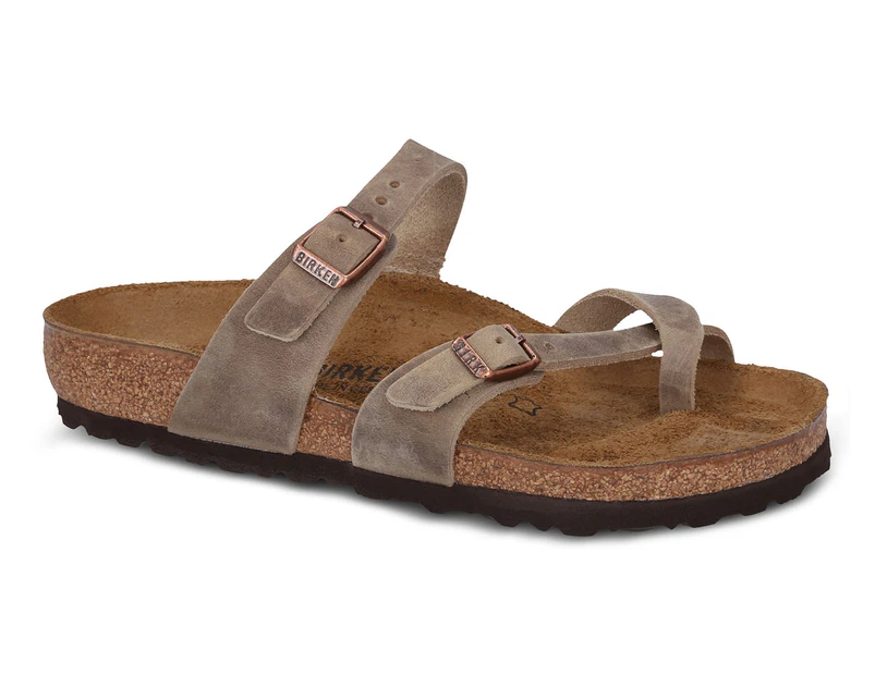 Unisex Mayari Regular Fit Sandals - Tobacco Brown | Catch.com.au