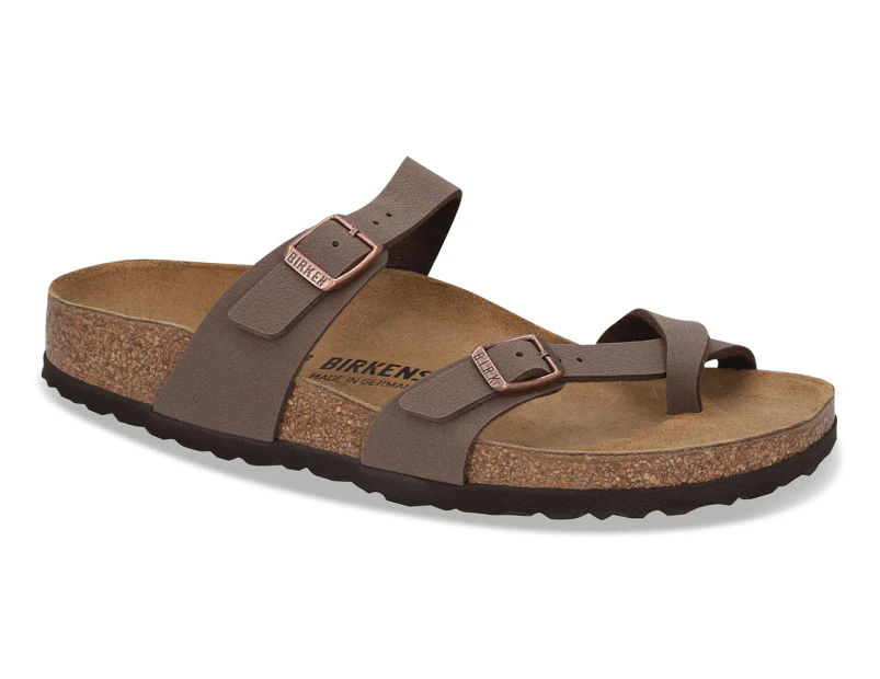 Birkenstock Unisex Mayari Narrow Fit Sandals - Mocca