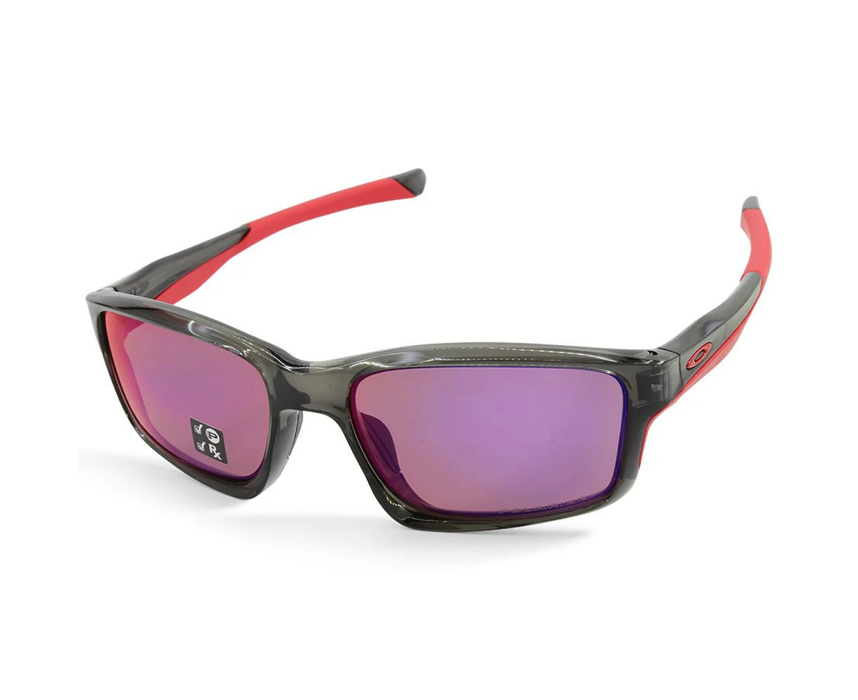 Oakley Chainlink Grey Smoke/Red Iridium Polarised Men's Sunglasses OO9247 10