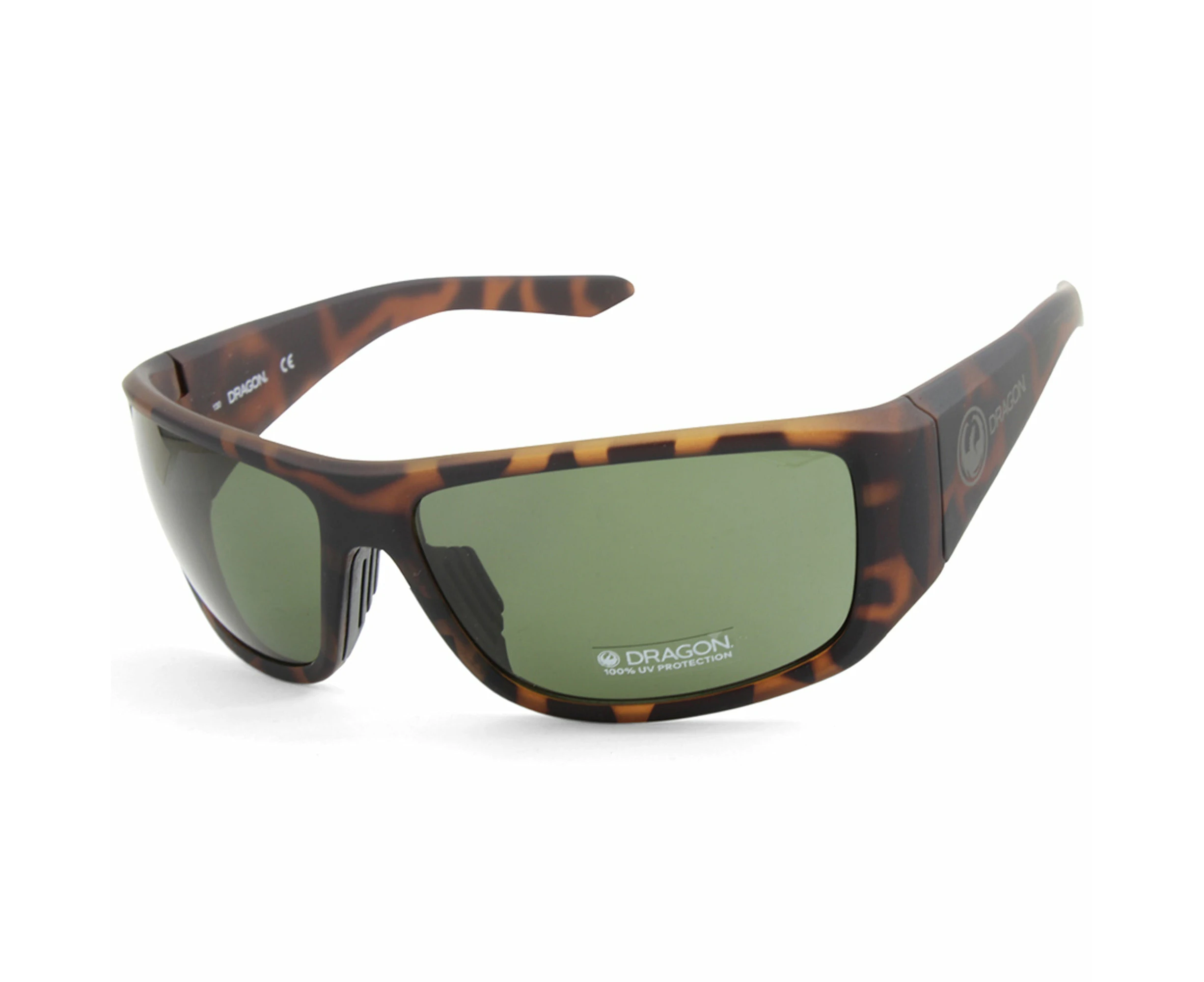 Dragon Jump Matte Tortoise/Grey Green G15 Unisex Sport Sunglasses