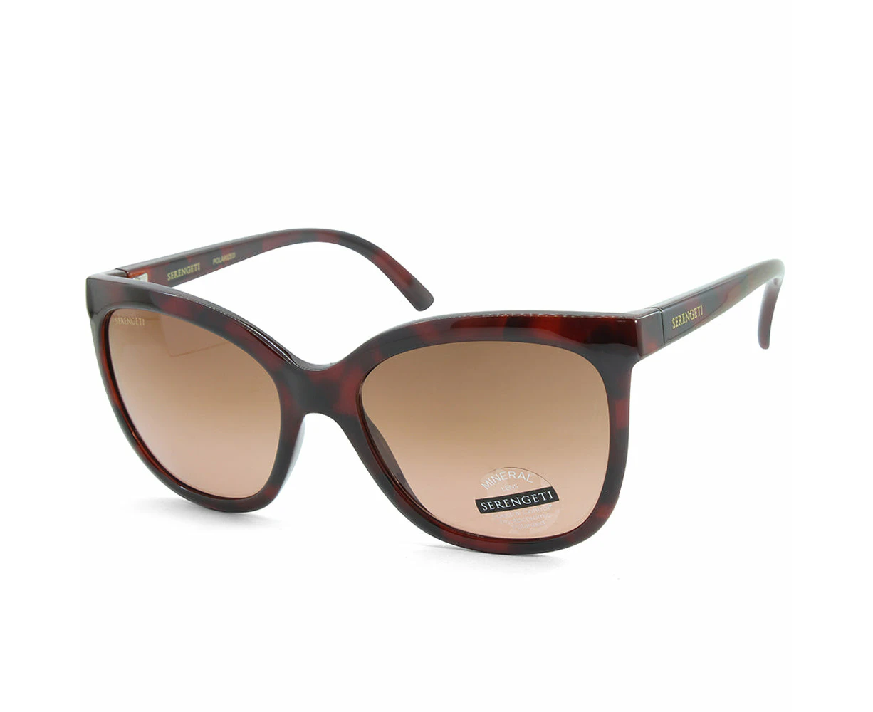 Serengeti Agata Shiny Tortoise/Brown Gradient Polarised Women's Sunglasses 8969