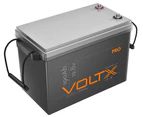 VoltX Pro 12V 190Ah Lithium Iron Phosphate Battery LiFePO4 Built-in 150A BMS Rechargeable Deep Cycle 4WD Solar Boat RV Camping Replace SLA AGM LEAD ACID