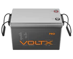 VoltX Pro 12V 190Ah Lithium Iron Phosphate Battery LiFePO4 Built-in 150A BMS Rechargeable Deep Cycle 4WD Solar Boat RV Camping Replace SLA AGM LEAD ACID