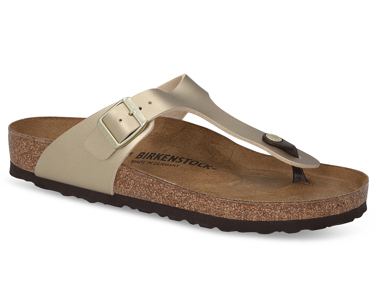 Birkenstock Women's Gizeh Regular Fit Sandals - Gold