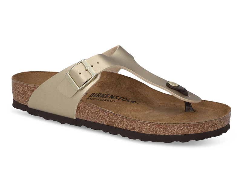 Birkenstock Women's Gizeh Regular Fit Sandals - Gold