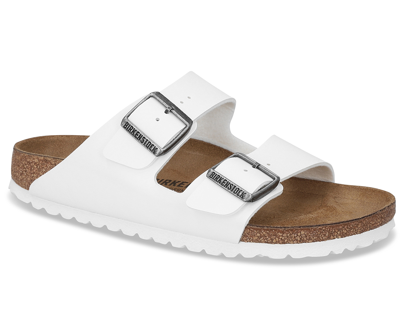 Birkenstock Unisex Arizona Narrow Fit Sandals - White | Catch.com.au