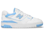 New Balance Women's BB 550 NCG Sneakers - White/Sky Blue